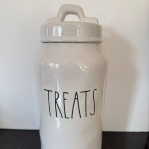 Rae Dunn "TREATS" ceramic canister, Artisan Collection by Magenta